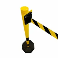 Žlutý sloupek - délka 900 cm, výška 116 cm