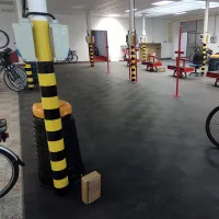 Šedá plastová (PVC) zátěžová dlažba Fortelock Industry Ultra ECO (diamant) - délka 51 cm, šířka 51 cm, výška 1 cm