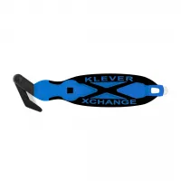 Modrý plastový bezpečnostní nůž KLEVER XCHANGE XC-30
