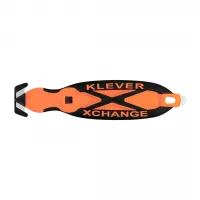 Oranžový plastový bezpečnostní nůž KLEVER XCHANGE XC-20