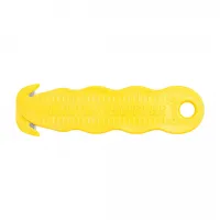 Žlutý plastový bezpečnostní jednorázový nůž KLEVER Kutter