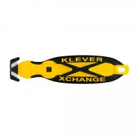 Žlutý plastový bezpečnostní nůž KLEVER XCHANGE XC-20