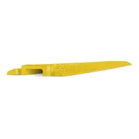 Žlutý plastový kabelový most (1x12x40) XPRESS - délka 101 cm, šířka 12,5 cm, výška 2 cm