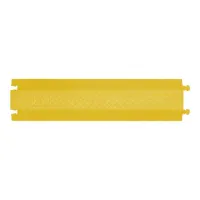 Žlutý plastový kabelový most (1x30x100) XPRESS - délka 101 cm, šířka 25 cm, výška 4 cm