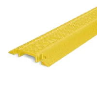 Žlutý plastový kabelový most (1x30x100) XPRESS - délka 101 cm, šířka 25 cm, výška 4 cm