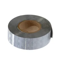 Bílá plná reflexní páska - délka 100 cm, šířka 5 cm