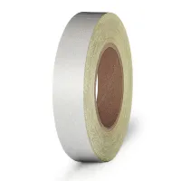 Bílá reflexní výstražná páska - délka 45 m, šířka 1,5 cm