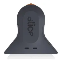 Černo-oranžová polohovatelná škrabka MINI SCRAPER - délka 6,7 cm, šířka 6,3 cm, výška 1 cm