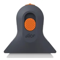 Černo-oranžová polohovatelná škrabka MINI SCRAPER - délka 6,7 cm, šířka 6,3 cm, výška 1 cm