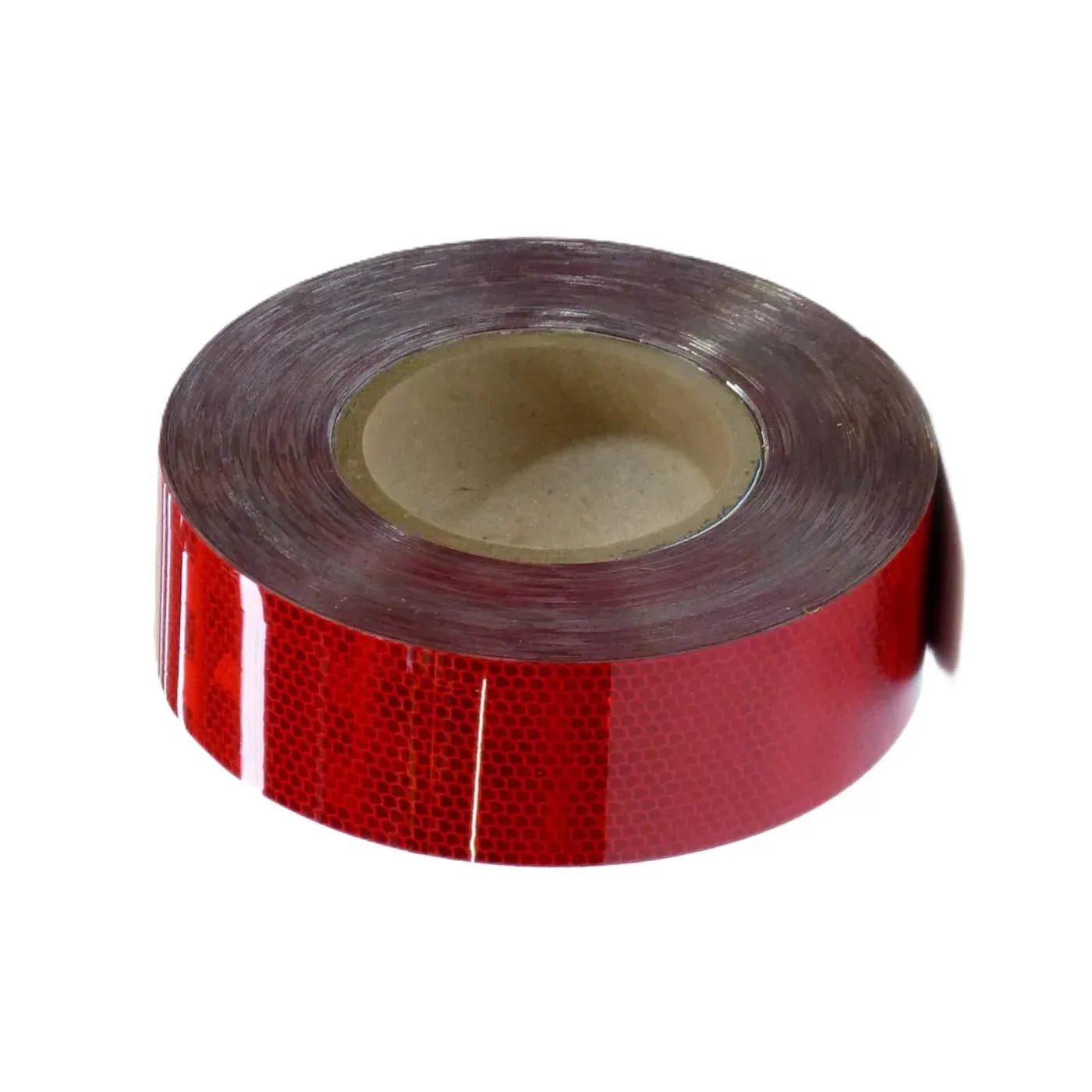 Červená plná reflexní páska - délka 100 cm, šířka 5 cm