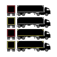 Červená plná reflexní páska - délka 100 cm, šířka 5 cm
