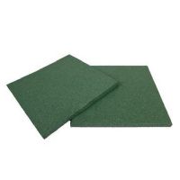 Zelená gumová hladká dlažba (V20/R00) FLOMA - 50 x 50 x 2 cm