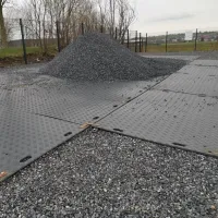 Černá plastová LDPE stavební deska bez rukojeti "hladká" - délka 200 cm, šířka 100 cm, výška 1,2 cm