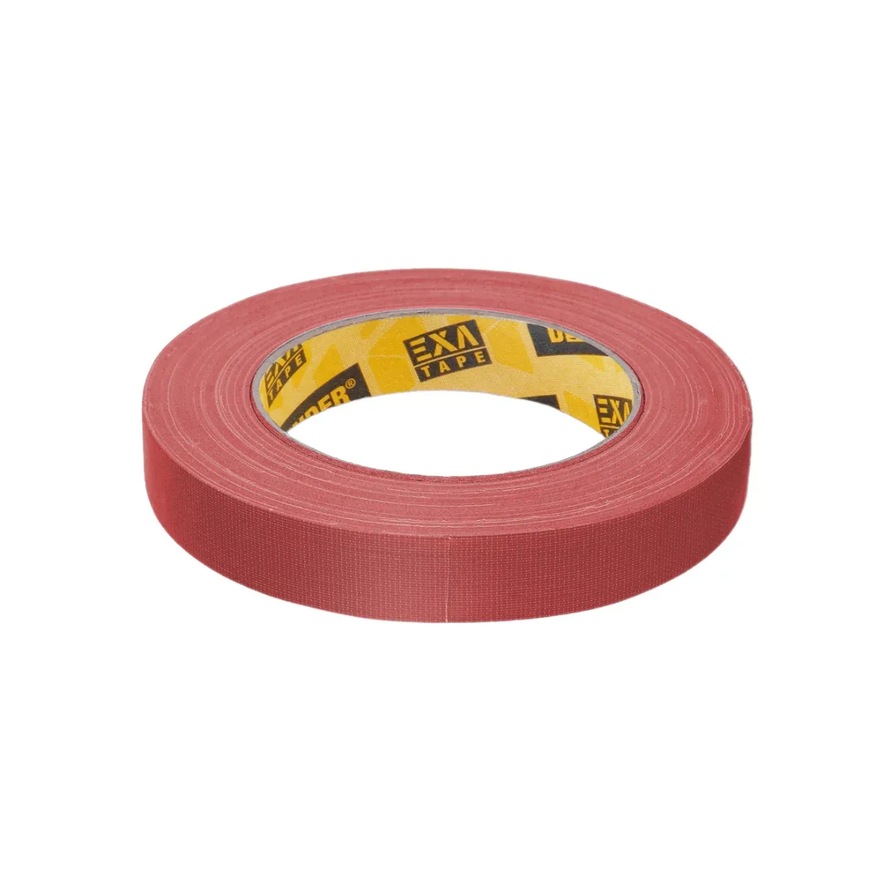Červená výstražná samolepicí páska - délka 25 m, šířka 1,9 cm