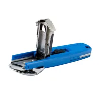 Modrý kovový bezpečnostní samozatahovací nůž 3 v 1 S7