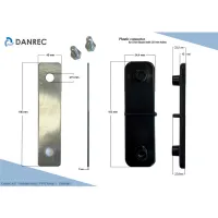 Spojka pro pojezdové desky HoleConn - délka 18,3 cm, šířka 5,4 cm, výška 2,4 cm