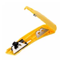 Žlutý plastový bezpečnostní samozatahovací nůž 3-tlačítkový EZ3