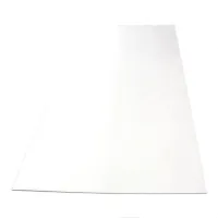 Bílá plastová LDPE stavební deska bez rukojeti "hladká" - délka 240 cm, šířka 120 cm, výška 0,6 cm