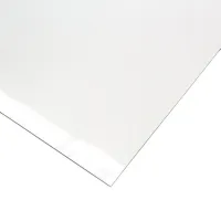 Bílá plastová LDPE stavební deska bez rukojeti "hladká" - délka 240 cm, šířka 120 cm, výška 0,6 cm