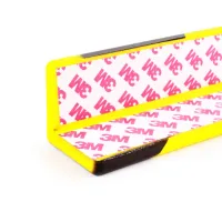 Černo-žlutá pěnová ochrana rohů zdí, stěn (L-profil) - délka 100 cm, šířka 4,5 x 4,5 cm, tloušťka 1 cm