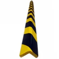 Černo-žlutá pěnová ochrana rohů zdí, stěn (L-profil) - délka 100 cm, šířka 4,5 x 4,5 cm, tloušťka 1 cm