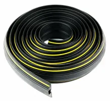 Černo-žlutý kabelový most (1x10x17) - délka 300 cm, šířka 7 cm, výška 1 cm