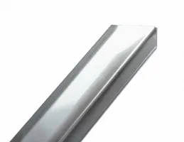 Ocelová nerezová ochrana rohů zdí, stěn (L-profil) - délka 150 cm, šířka 4,5 cm, tloušťka 0,8 mm