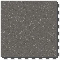 Šedá plastová vinylová dlažba Fortelock Business Sauda Cold Lava G003 - délka 64 cm, šířka 64 cm, výška 0,7 cm