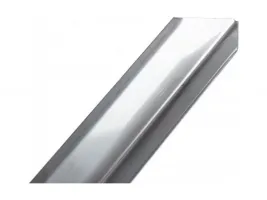 Stříbrná hliníková ochrana rohů zdí, stěn (L-profil) - délka 150 cm, šířka 4,5 cm, tloušťka 0,8 mm