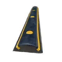 Černo-žlutá gumová ochrana zdí, stěn - délka 100 cm, šířka 13,5 cm, tloušťka 4,5 cm