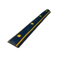 Černo-žlutá gumová ochrana zdí, stěn - délka 100 cm, šířka 13,5 cm, tloušťka 4,5 cm