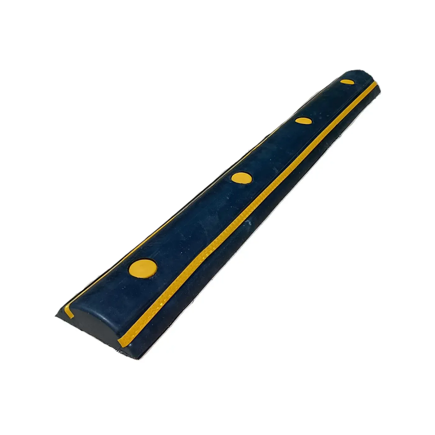 Černo-žlutá gumová ochrana zdí, stěn - délka 100 cm, šířka 13,5 cm, tloušťka 4,5 cm