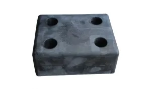 Gumový doraz na rampu - délka 20 cm, šířka 15 cm, tloušťka 8 cm