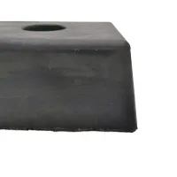 Gumový doraz na rampu - délka 40 cm, šířka 20 cm, tloušťka 10 cm