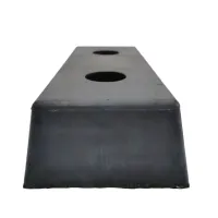 Gumový doraz na rampu - délka 40 cm, šířka 20 cm, tloušťka 10 cm