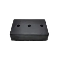 Gumový doraz na rampu - délka 40 cm, šířka 25 cm, tloušťka 10 cm