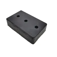 Gumový doraz na rampu - délka 40 cm, šířka 25 cm, tloušťka 10 cm