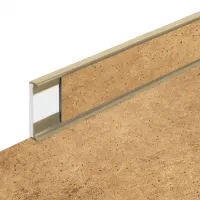 Plastová soklová podlahová lišta Fortelock Business Tornes Mars C006 Beige - délka 200 cm, výška 5,8 cm, tloušťka 1,2 cm