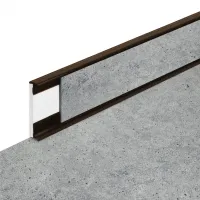 Plastová soklová podlahová lišta Fortelock Business Tornes Pluto C014 Beige - délka 200 cm, výška 5,8 cm, tloušťka 1,2 cm