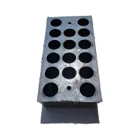 Černo-žlutý gumový reflexní doraz na rampu - délka 40 cm, šířka 20 cm, tloušťka 8,5 cm