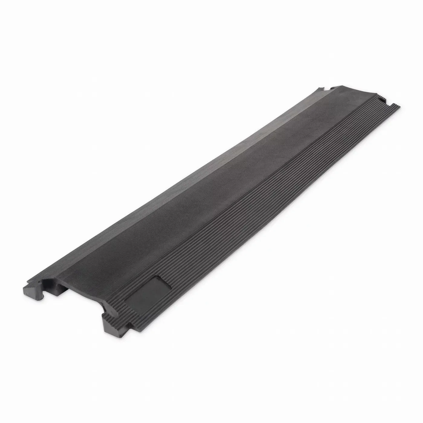 Černý gumový kabelový most - délka 100 cm, šířka 22 cm, výška 3,5 cm