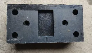 Gumový doraz na rampu - délka 50 cm, šířka 25 cm, tloušťka 14 cm