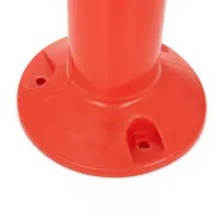Oranžový plastový sloupek s reflexním pruhem - průměr 8 cm, výška 75 cm