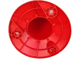 Oranžový plastový sloupek s reflexním pruhem - průměr 8 cm, výška 75 cm