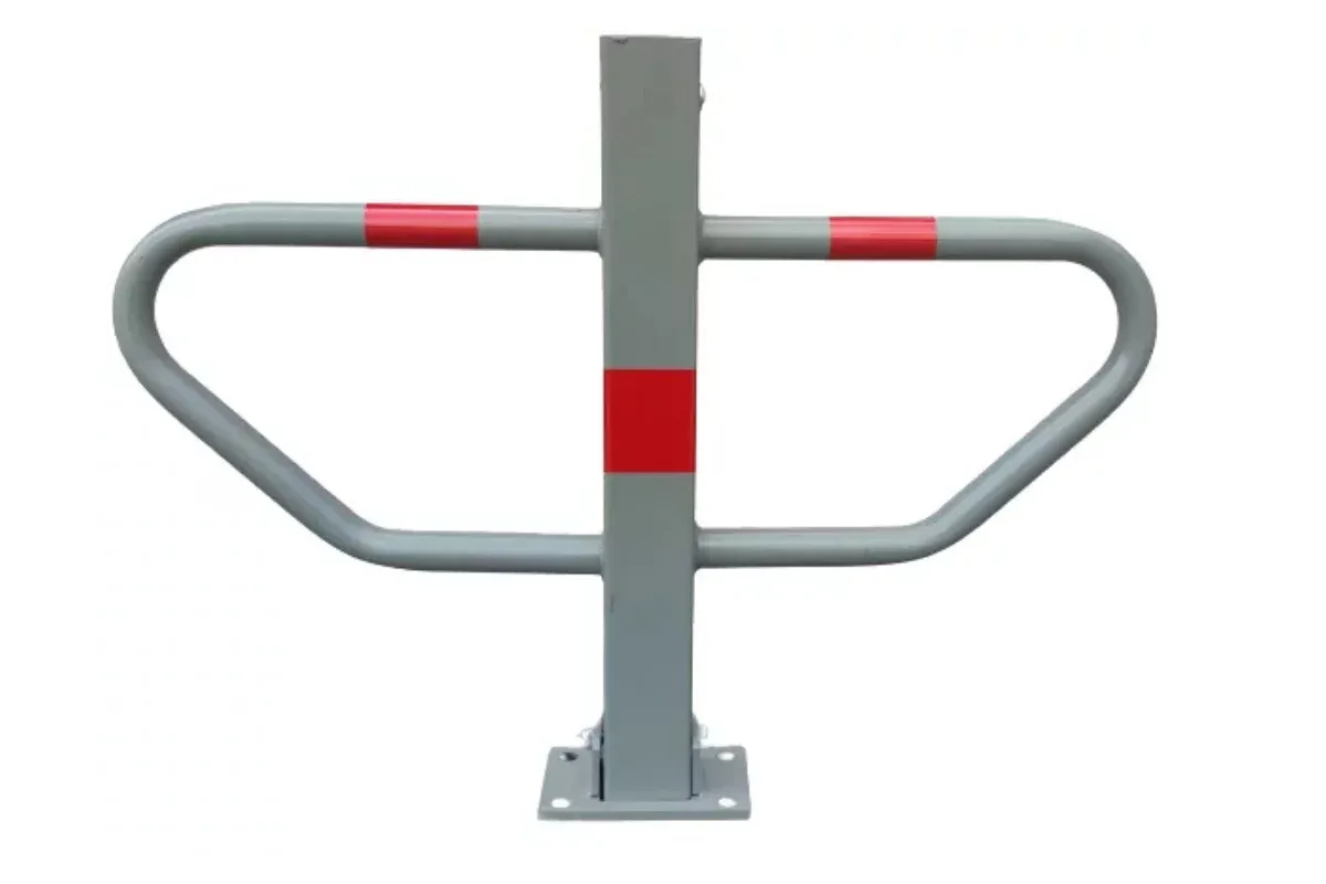Šedá ocelová sklopná zábrana - šířka 78 cm, výška 60 cm