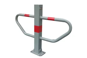 Šedá ocelová sklopná zábrana - šířka 78 cm, výška 60 cm
