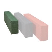 Zelený gumový dopadový obrubník OB1 FLOMA - délka 100 cm, šířka 15 cm a výška 30 cm