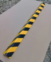 Černo-žlutá pěnová ochrana rohů zdí, stěn (L-profil) - délka 100 cm, šířka 6 x 6 cm, tloušťka 1,2 cm