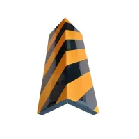 Černo-žlutá pěnová ochrana rohů zdí, stěn - délka 50 cm, šířka 12,5 x 12,5 cm, tloušťka 2 cm