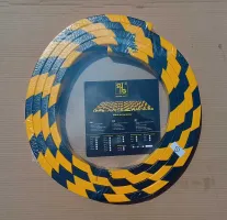 Černo-žlutá pěnová ochrana zdí, stěn - délka 100 cm, šířka 7,5 cm, tloušťka 2 cm